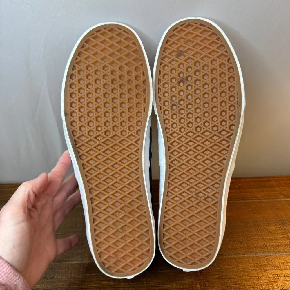 Vans Authentic BBQ Grill Red Cup Print Navy Blue Mens 11 Low Top Sneakers 721356 - Picture 7 of 9